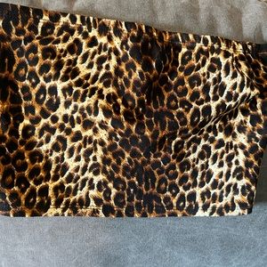 Like New! Animal Print Tube Top from the Buckle